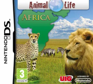 Animal Life - Africa (Europe) (En,Fr,De,Es,It) (NDSi Enhanced) box cover front